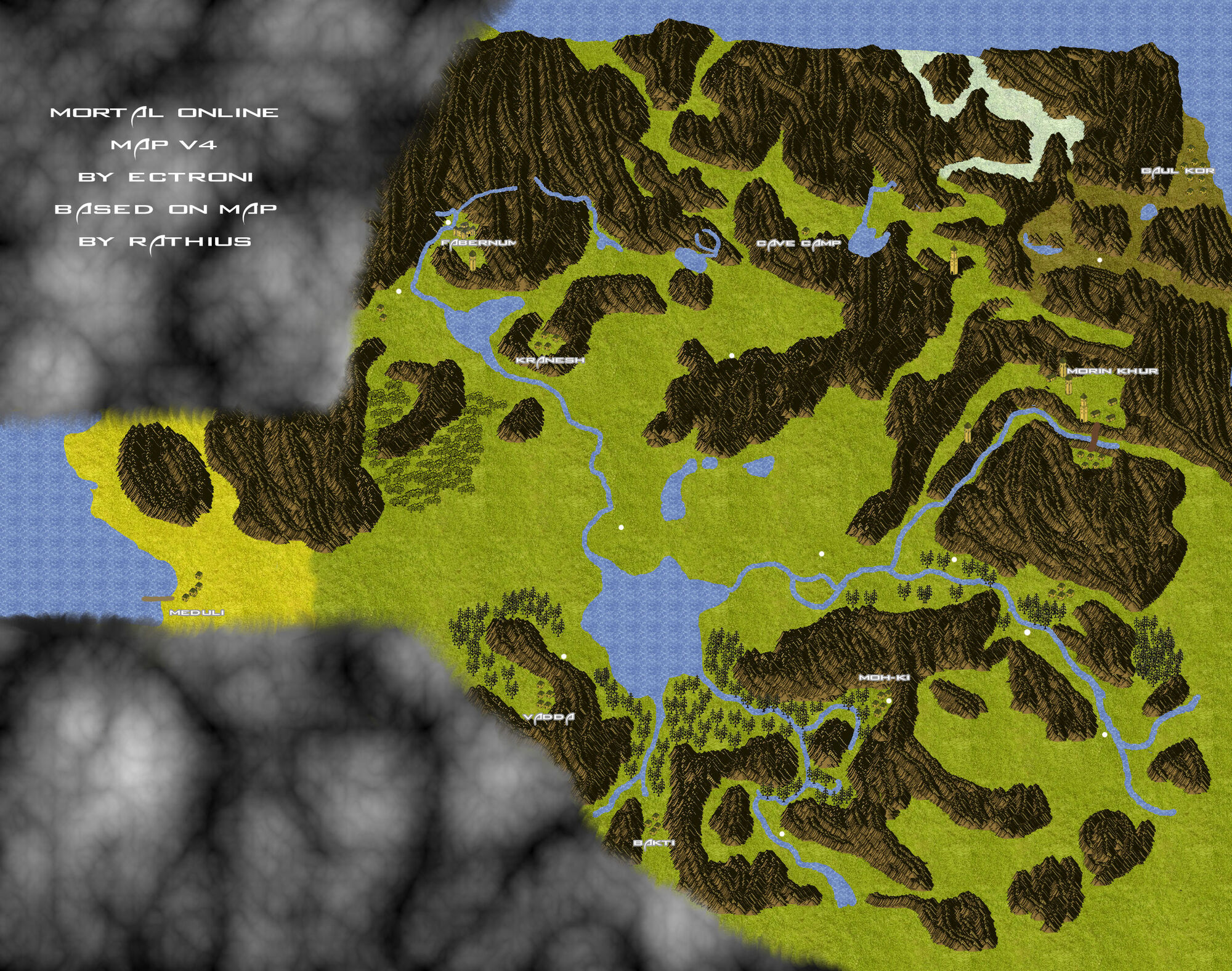 Интерактивная карта mortal online 2