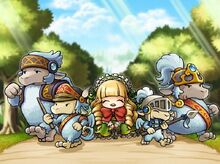 Alice with cygnus knights