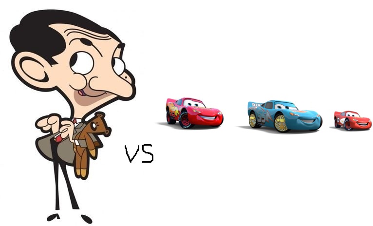 image mr bean vs lightning mcqueen article jpg mr bean the
