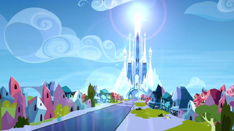 little pony crystal empire castle