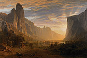 Bierstadt Looking Down Yosemite-Valley 1865