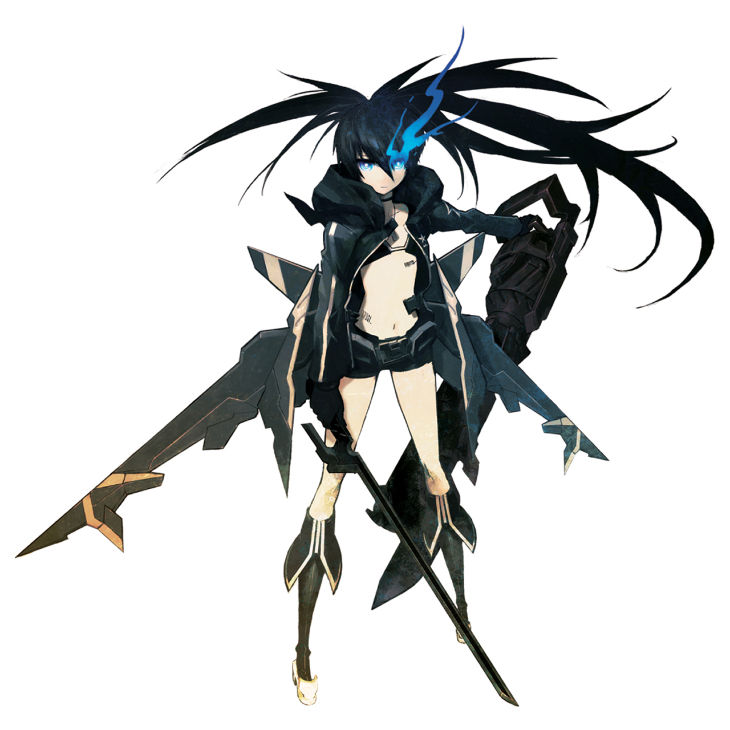 black rock shooter картинки онлайн black rock shooter картинки