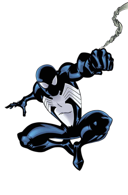 Symbiote spiderman suit