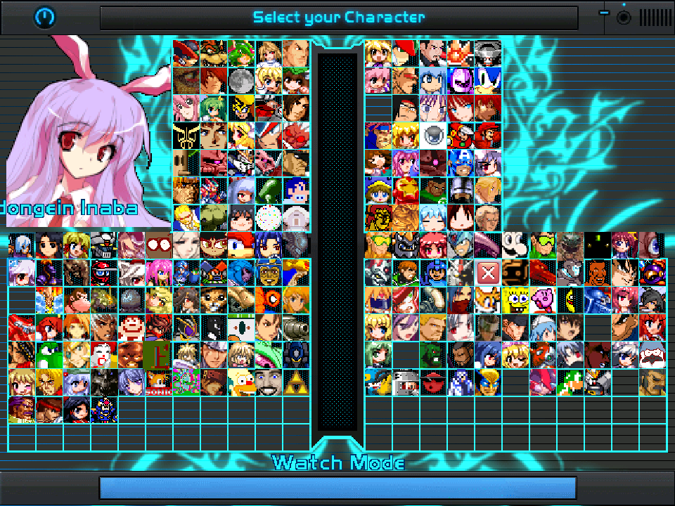 all the characters in mugen