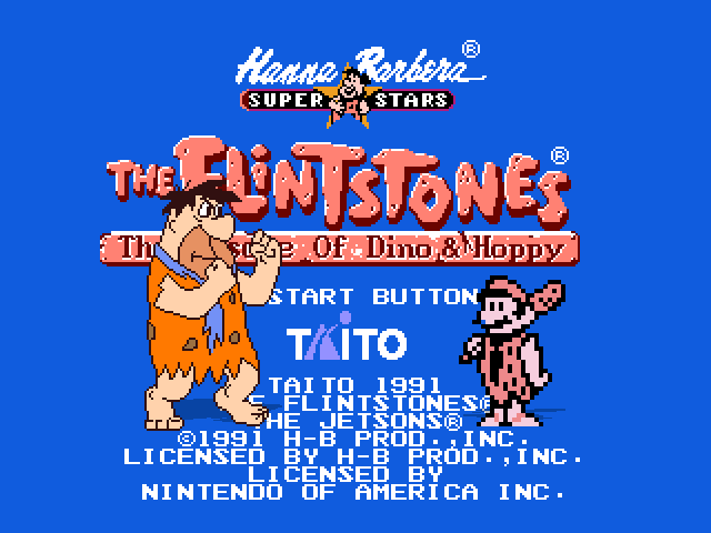 download the flintstones the rescue of dino & hoppy nes