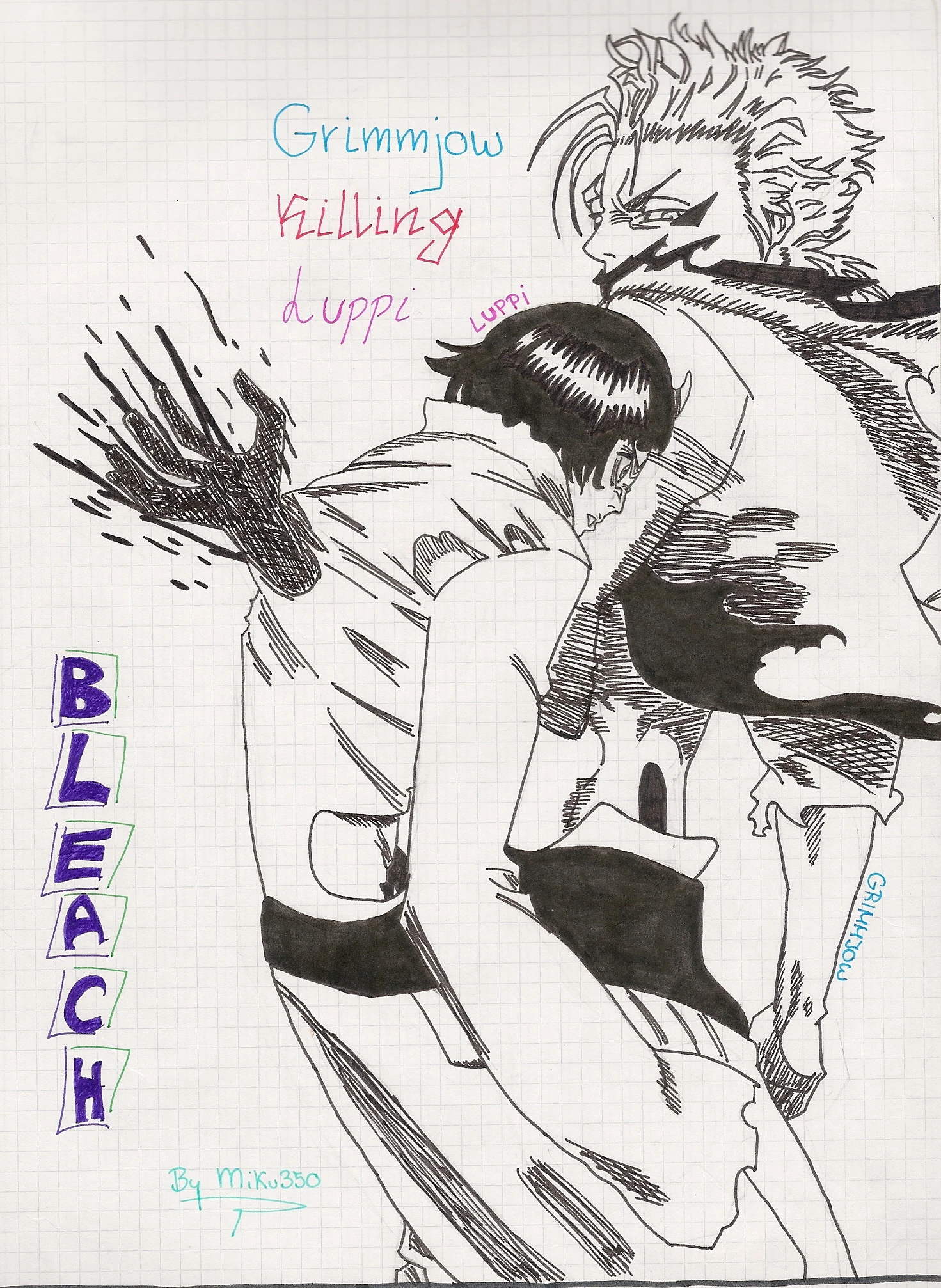Grimmjow Killing Luppi Wiki Mundodibujos FANDOM powered by Wikia