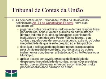 Atribuições do TCU