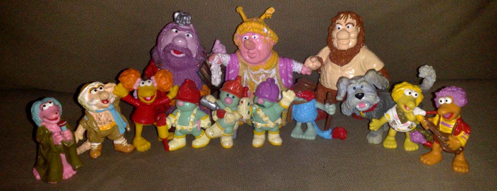category international fraggle rock pvc figures muppet muppets christmas carol figures