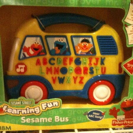 elmo bus toy