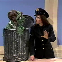 walking trash can toy