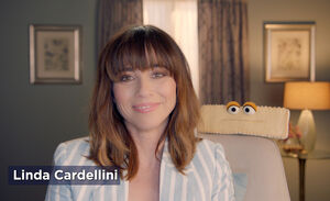 Linda Cardellini and cheese