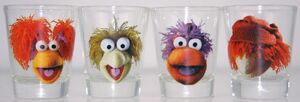 Fraggle Rock Four 4Pack Shot Glass Set from Spencer's