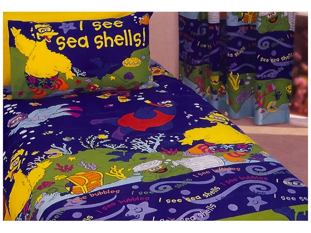 Parure De Draps Sesame Street 100% Coton - Taille Twin - Neuf Avec étiquettes