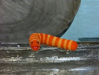 sesame street slimy worm plush