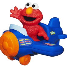 elmo airplane toy