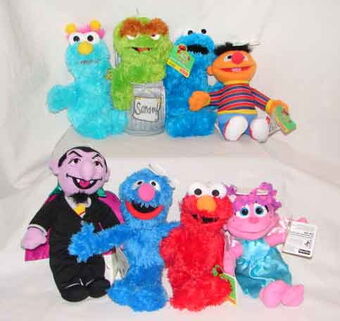 sesame street plush animals