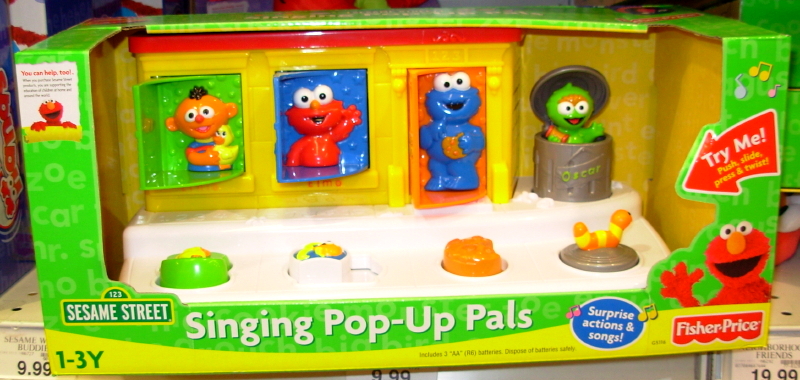 sesame street poppin pals