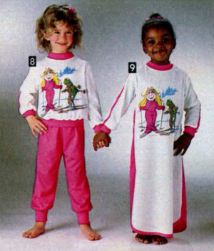 Sekiguchi 1981 ski-style pajamas