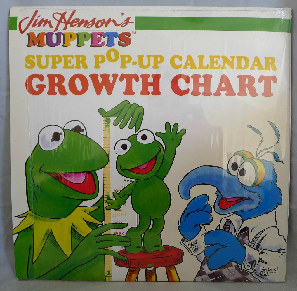 Muppets' Super PopUp Calendar Growth Chart Muppet Wiki FANDOM