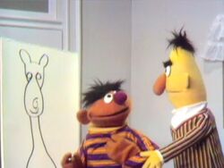 Ernie And Bert Sketches Apartment Muppet Wiki Fandom Ed By Ernie Tries To Draw A 3