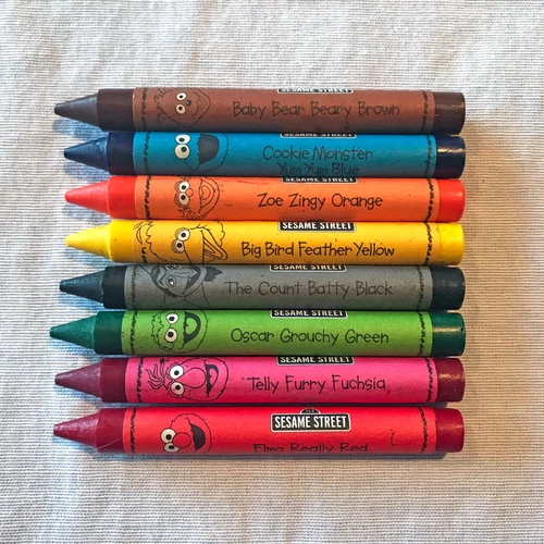 Sesame Street crayons (Elmer's) Muppet Wiki Fandom