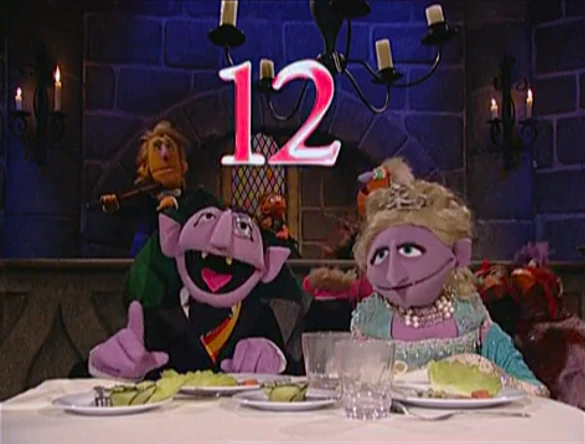 Image result for count sesame street 12