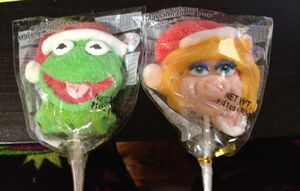 Muppet marshmallow pops