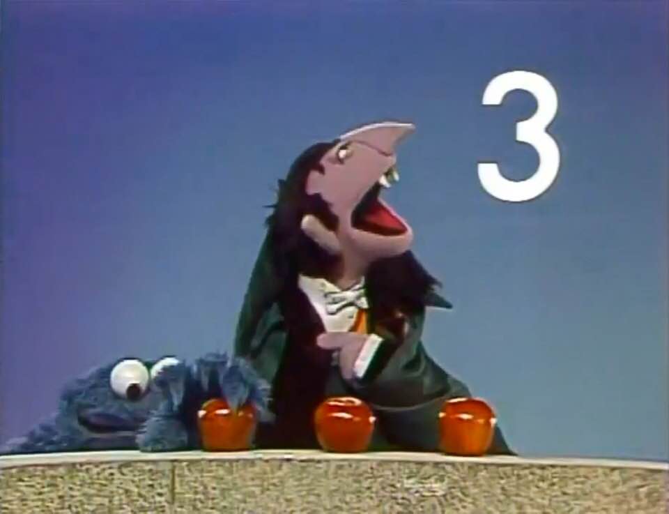 Image result for the count gif sesame