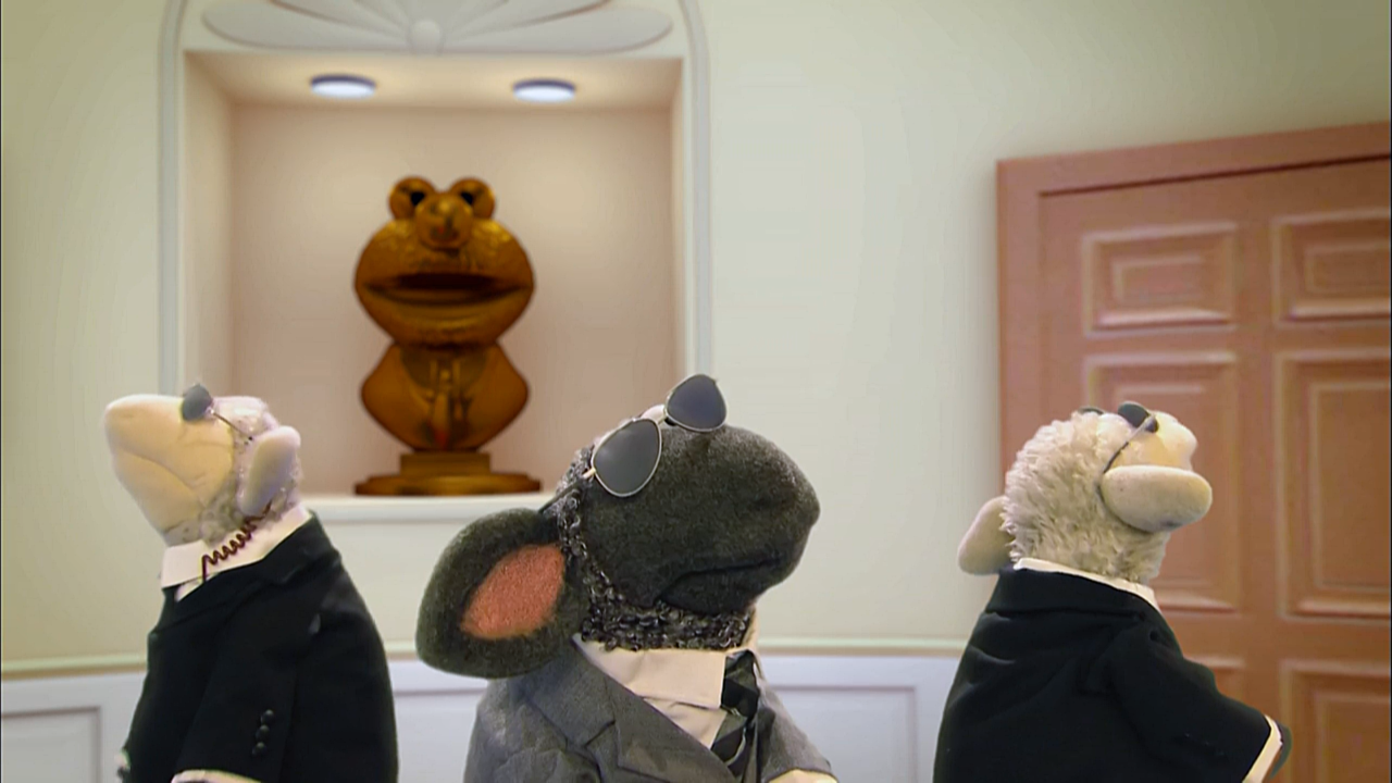famous sheep puppet