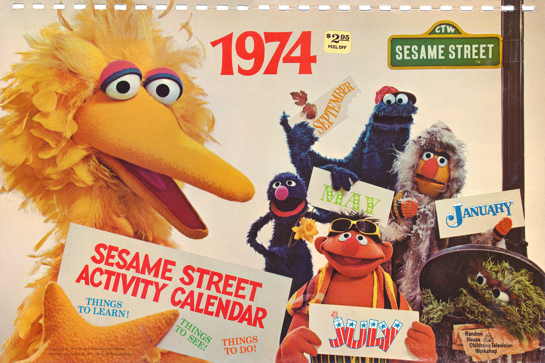 The Sesame Street 1974 Activity Calendar | Muppet Wiki | Fandom