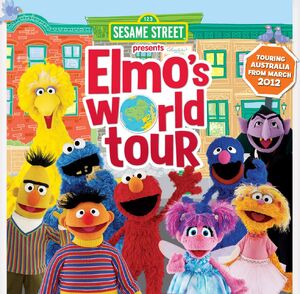 Elmo's World Tour PR graphic