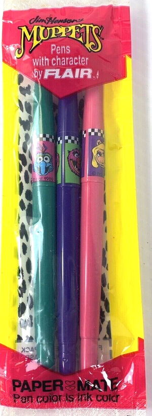 Flair 1989 muppet pens