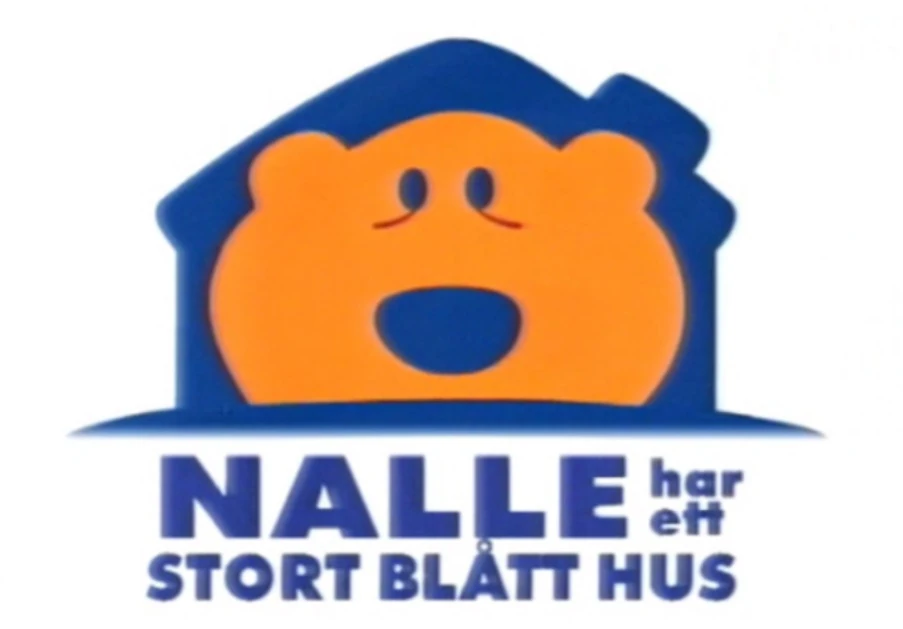 Nalle I Ett Stort Blått Hus
