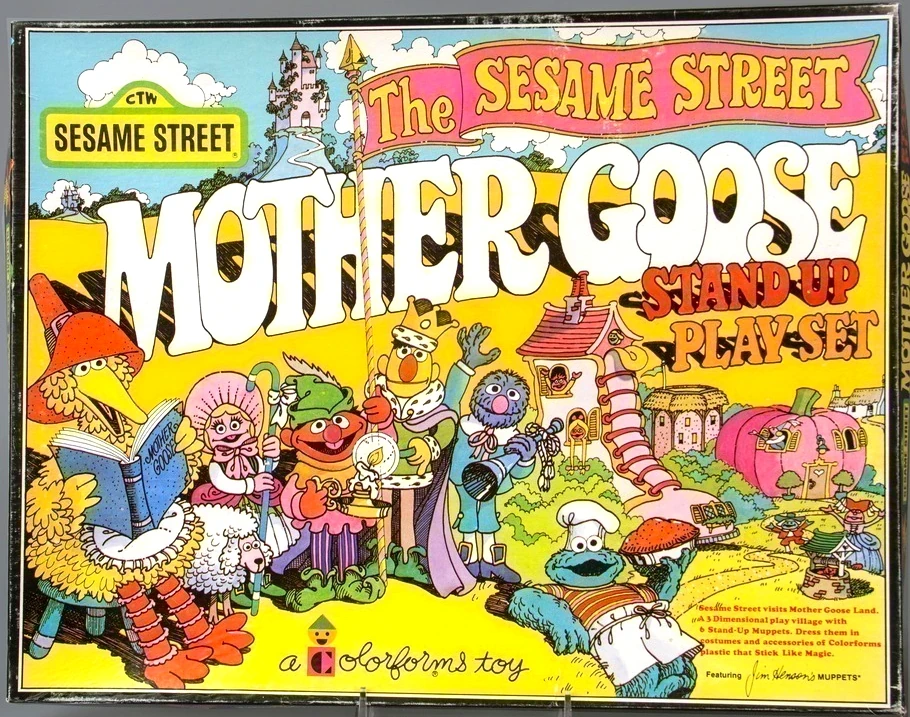 The Sesame Street Mother Goose StandUp Play Set Muppet Wiki Fandom