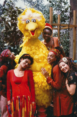 Zap Mama with Big Bird