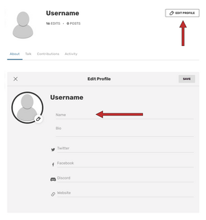 Profile name