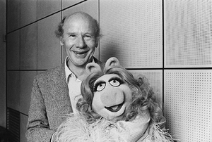 Roy Plomley and Miss Piggy