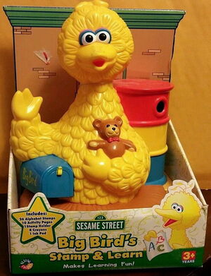 Flying colors 2000 big bird's stamp and learn 1