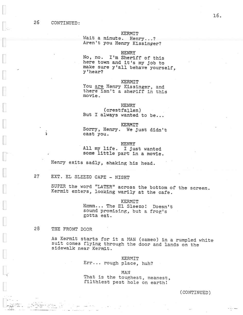 image muppet movie script 016 jpg muppet wiki fandom powered