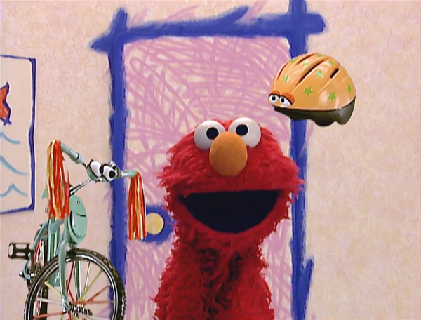 sesame street bike helmet