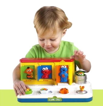 pop up baby toy sesame street