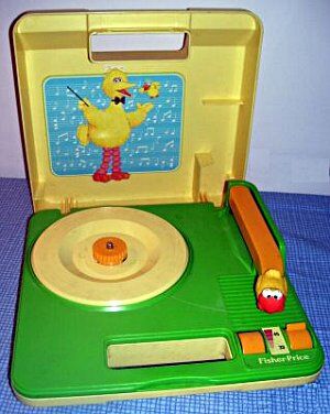 fisher price sesame street record player