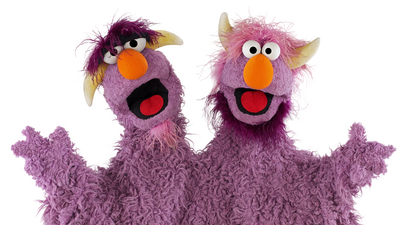 sesame street two headed monster plush