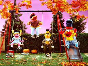 Sesame Fall swingset