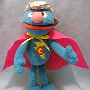 super grover plush doll