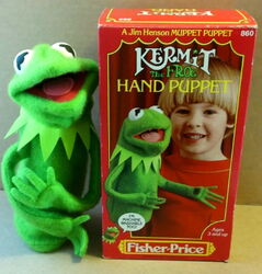 Fisher-price kermit hand puppet 1