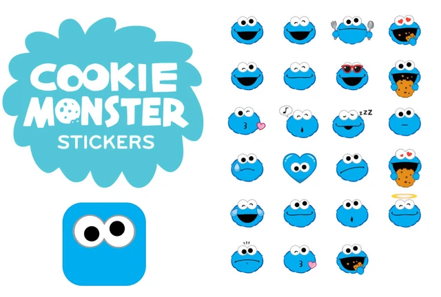 Image - Cookie Monster Stickers.png | Muppet Wiki | FANDOM powered by Wikia