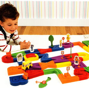 sesame street alphabet train set