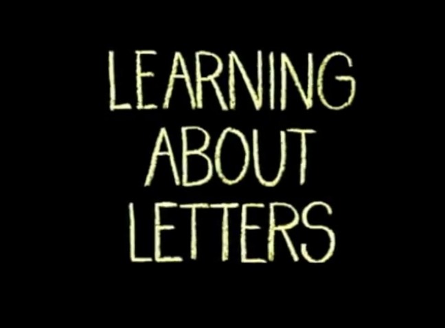 learning about letters muppet