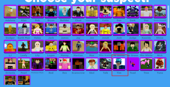 Roblox Murder Island All Characters